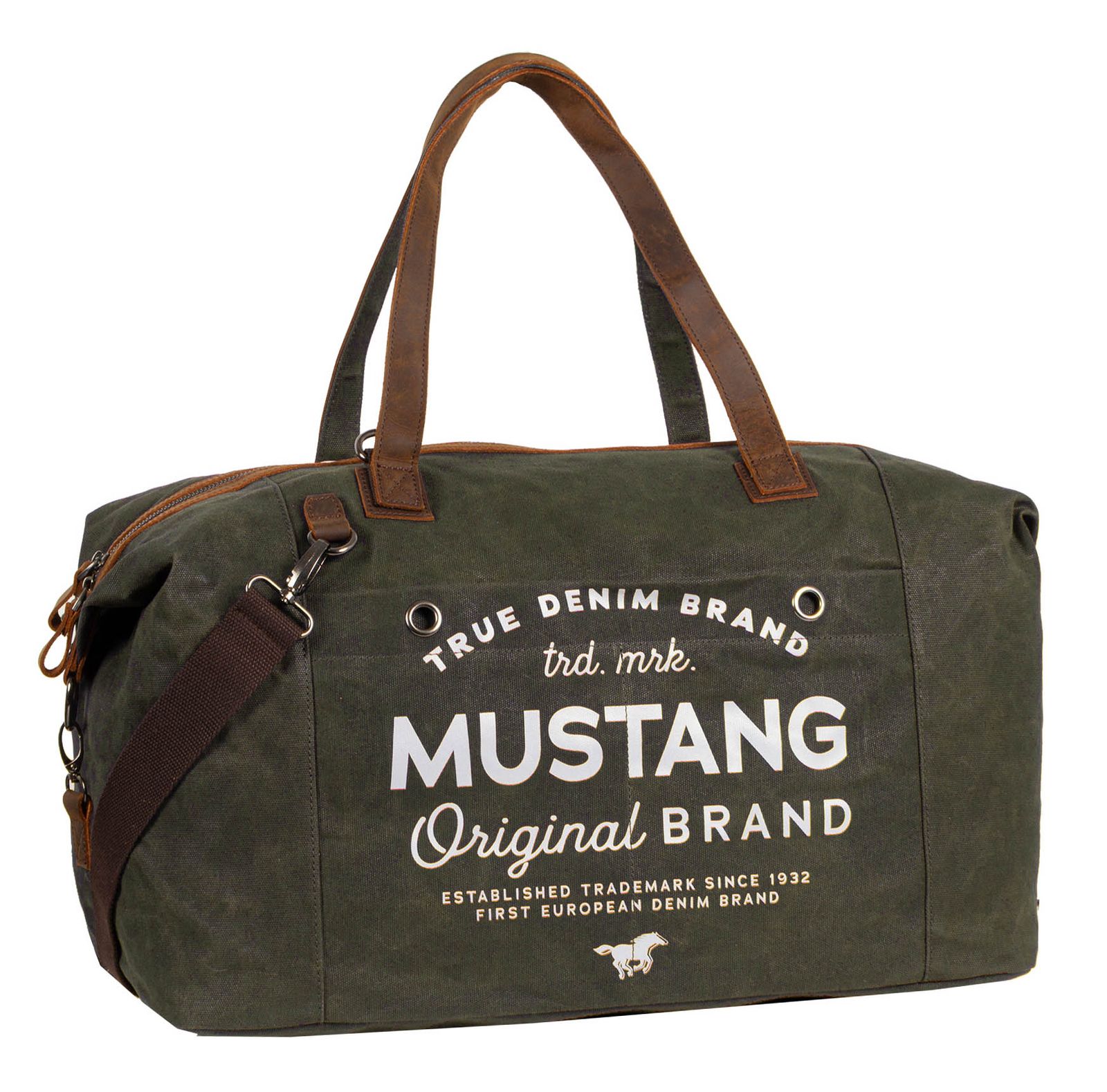 MUSTANG Genua Duffle Bag Dark Green MUSTANG Genua Duffle Bag Dark Green