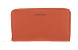 COCCINELLE Metallic Soft Zip Wallet Grainy Leather Chestnut COCCINELLE Metallic Soft Zip Wallet Grainy Leather Chestnut