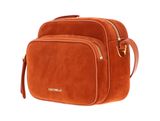 COCCINELLE Lea Suede Shoulder Bag Chestnut COCCINELLE Lea Suede Shoulder Bag Chestnut
