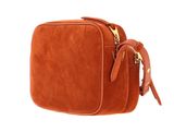 COCCINELLE Lea Suede Shoulder Bag Chestnut COCCINELLE Lea Suede Shoulder Bag Chestnut