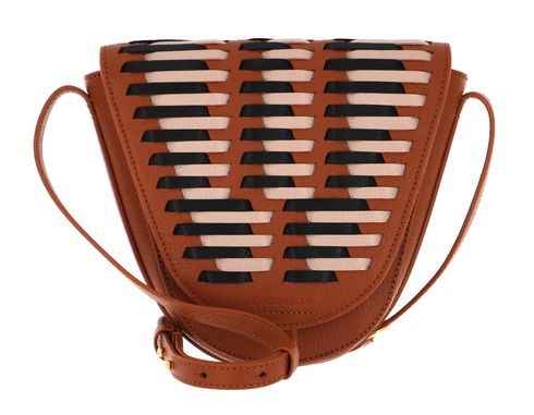 COCCINELLE Josephine Infilature Crossbody Mult. Caramel