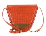COCCINELLE Josephine Croco Crossbody Chestnut