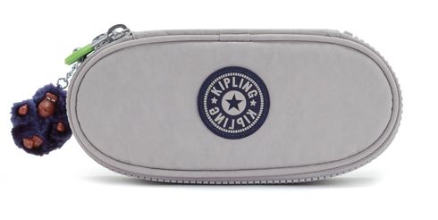 kipling Back To School Duobox Pencase M Playful Grey