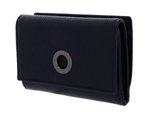 MANDARINA DUCK Mellow Leather Wallet with Flap M Dress Blue