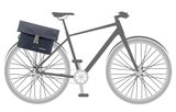 ORTLIEB Urban Twin-City Bike Side Pannier (QL2.1) 9L - Single Ink ORTLIEB Urban Twin-City Bike Side Pannier (QL2.1) 9L - Single Ink