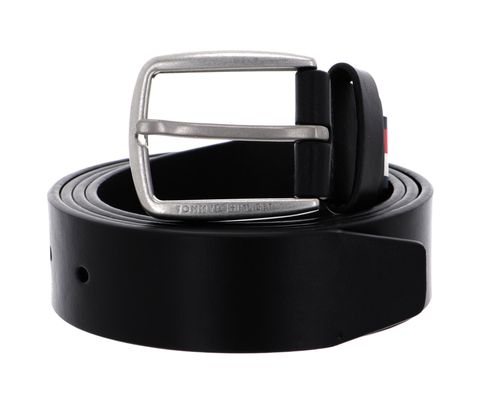 TOMMY HILFIGER Modern Leather Belt 3.5 W115 Black