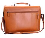 LEONHARD HEYDEN Ottawa Briefcase 2 Compartments Orange LEONHARD HEYDEN Ottawa Briefcase 2 Compartments Orange