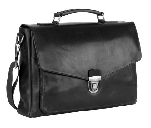 LEONHARD HEYDEN Roma Briefcase 1 Compartment Black