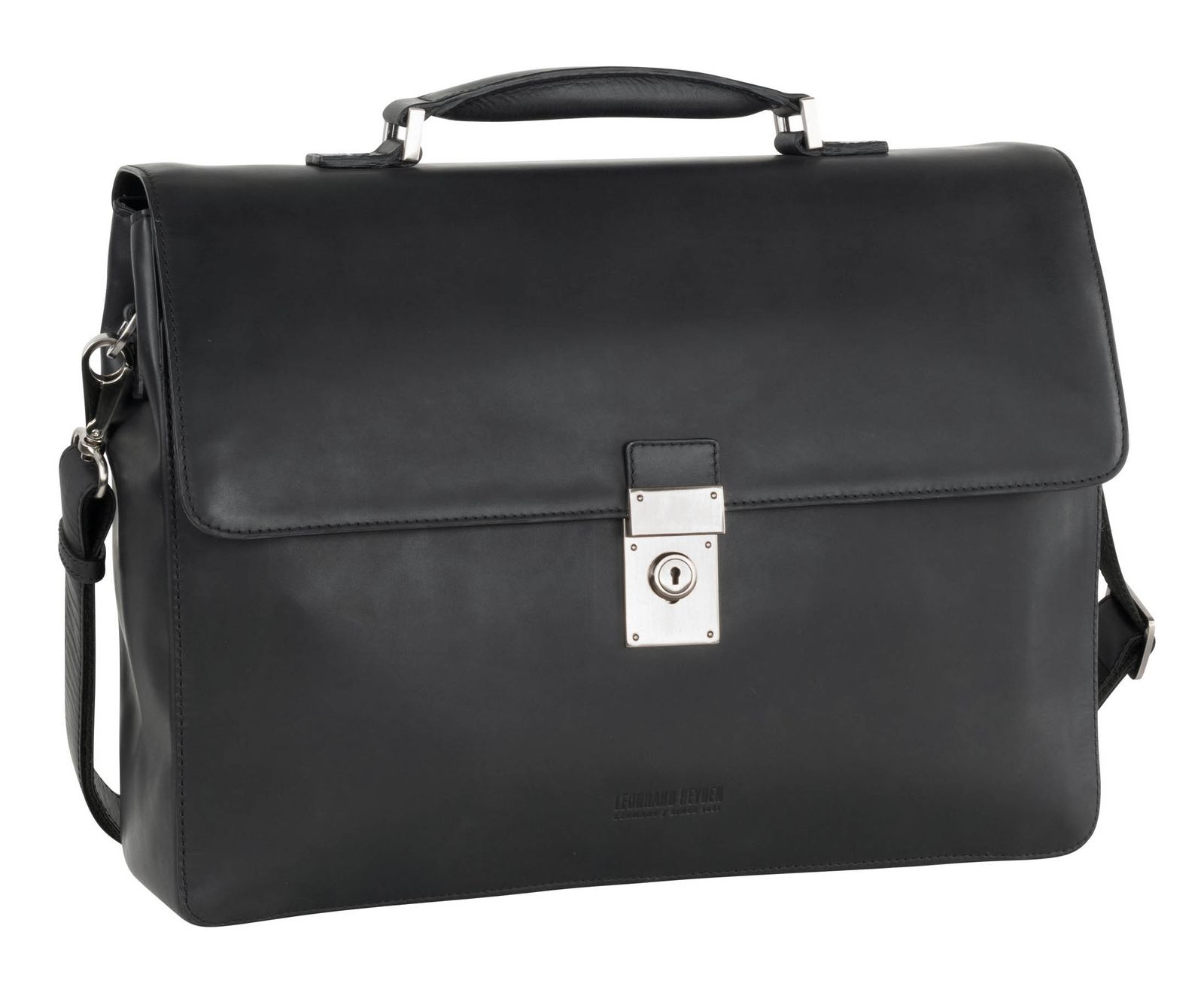 LEONHARD HEYDEN Briefcase 2 Compartments Black modeherz