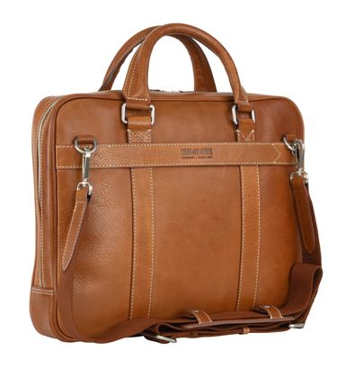 LEONHARD HEYDEN Bergamo Zipped Briefcase 1 Light Brown