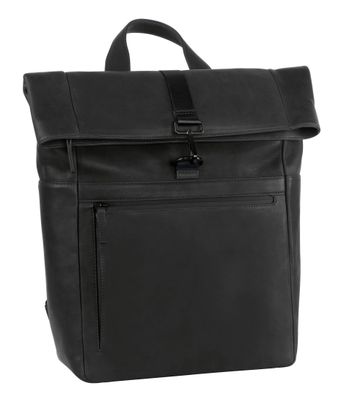 LEONHARD HEYDEN Den Haag Rolltop Backpack Black