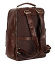 LEONHARD HEYDEN Cambridge Bus Backpack Redbrown