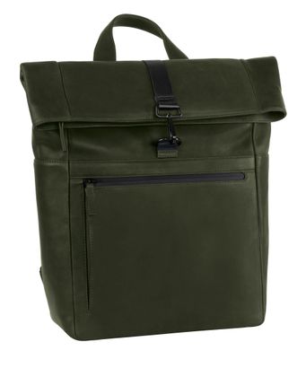 LEONHARD HEYDEN Den Haag Rolltop Backpack Olive