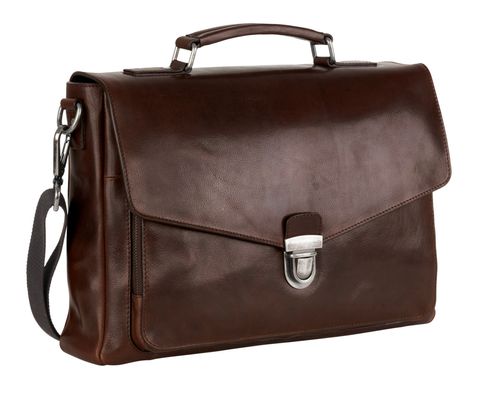 LEONHARD HEYDEN Roma Briefcase 1 Compartment Brown