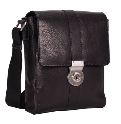 LEONHARD HEYDEN Bergamo Messenger Bag Black