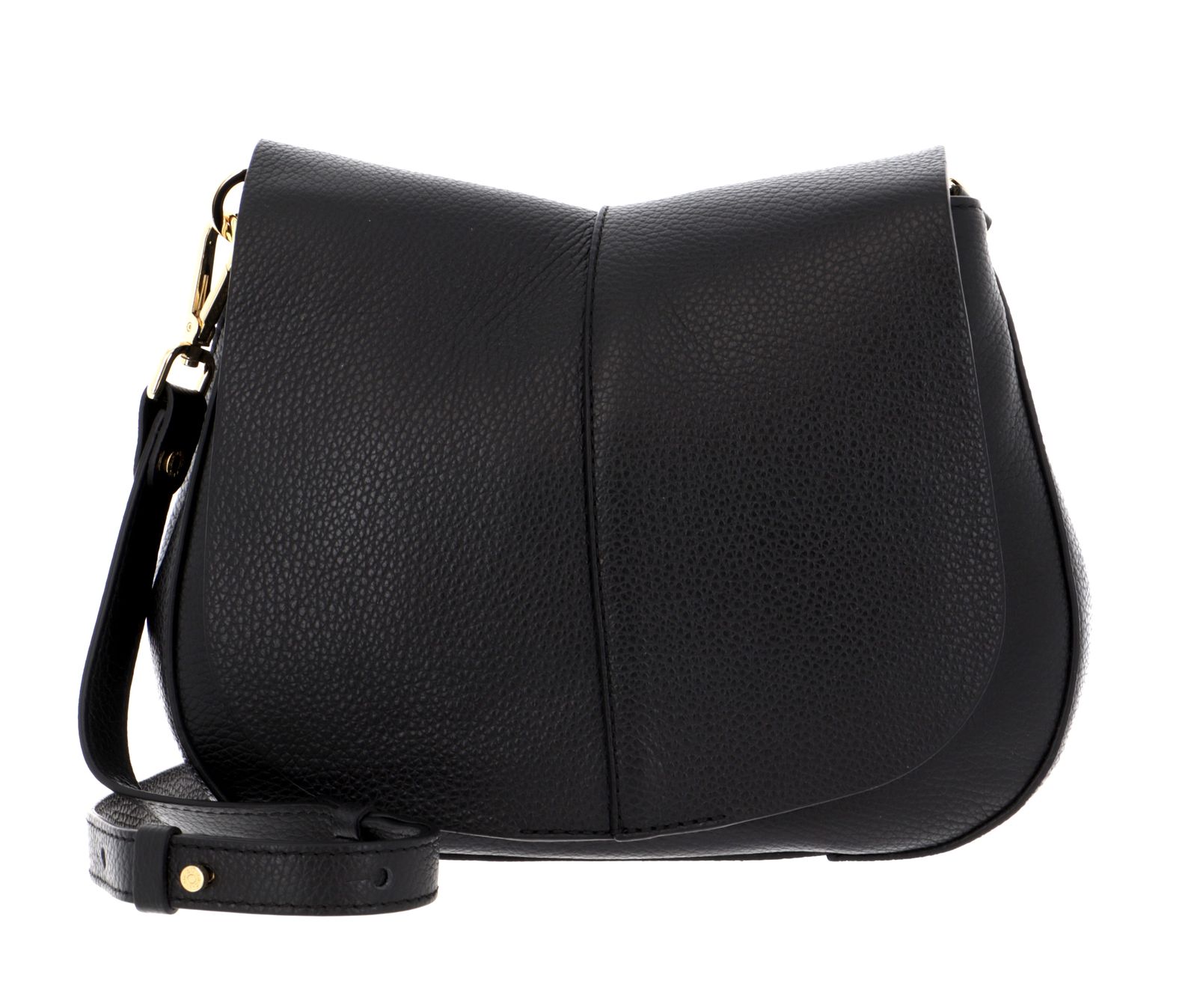 GIANNI CHIARINI Helena Round Crossbody Bag Nero