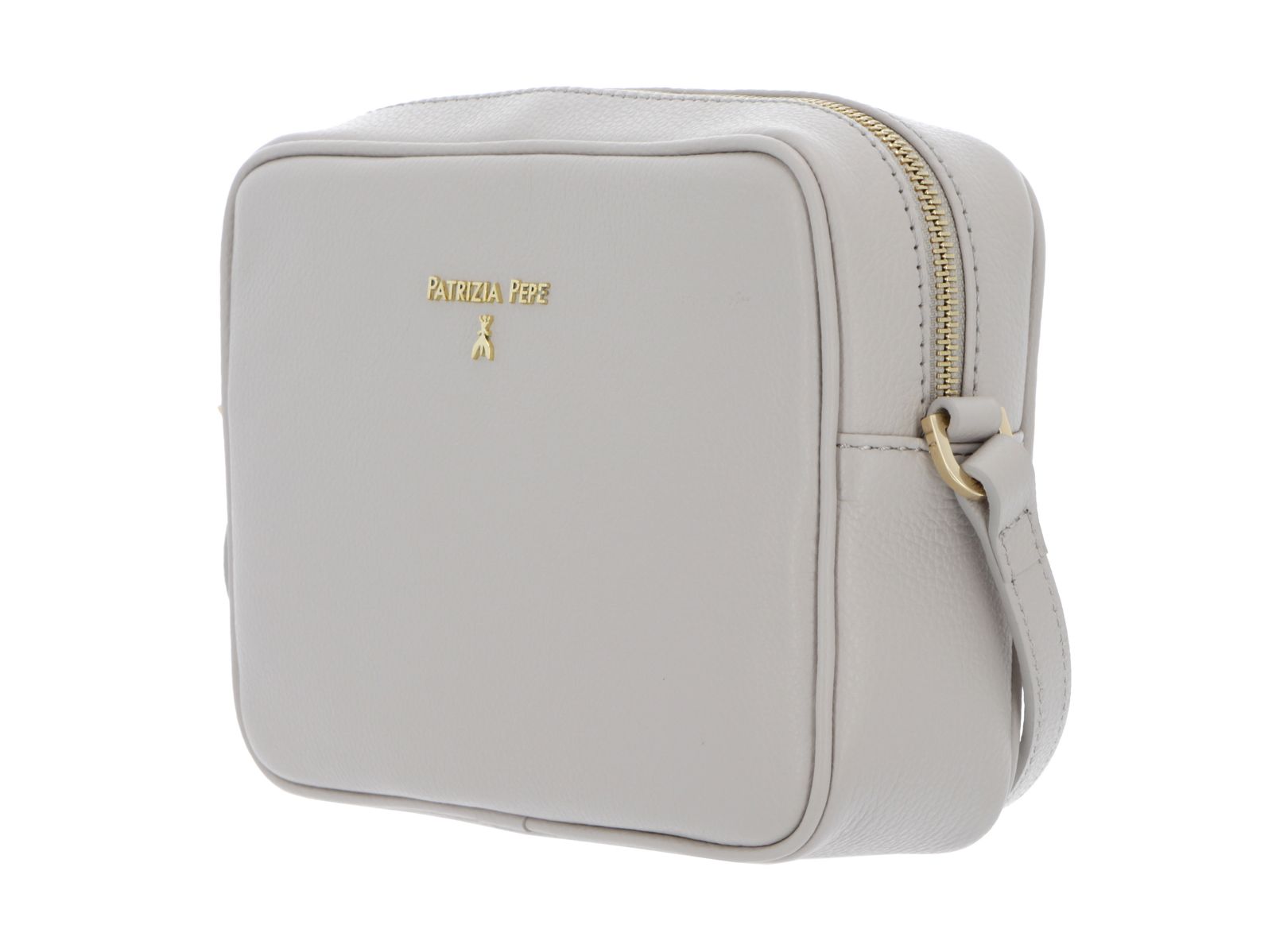 PATRIZIA PEPE Pepe City Crossbody Bag M Ice Grey