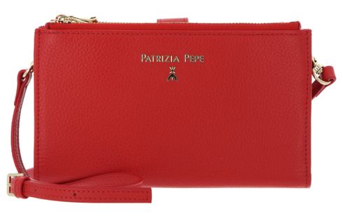 PATRIZIA PEPE Pepe City Wallet with Cell Phone Case Lipstick Red