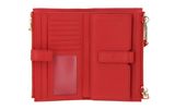 PATRIZIA PEPE Pepe City Wallet with Cell Phone Case Lipstick Red
