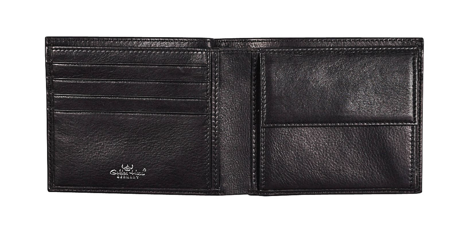Golden Head Como Billfold Coin Wallet Black