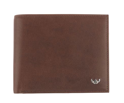 Golden Head Como Billfold Coin Wallet Brown