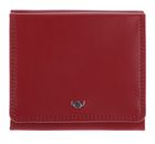 Golden Head Polo RFID Protect Billfold Coin Wallet With Large Coin Compartment Red