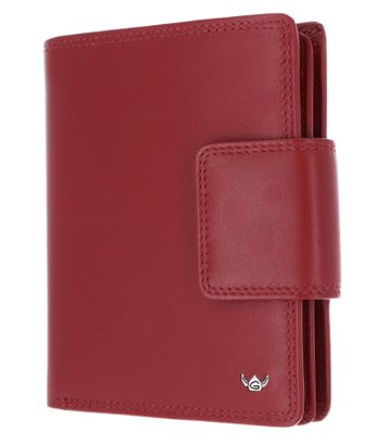 Golden Head Polo RFID Protect Kombischeintasche mit Riegel 2300 Rot