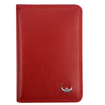 Golden Head Polo RFID Protect Credit Card Case Red