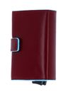 PIQUADRO B2 Double Compact Wallet Rosso PIQUADRO B2 Double Compact Wallet Rosso