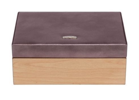 WINDROSE Wood Jewelry Box L Metallic Lilac