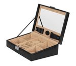 WINDROSE Merino Jewelry Box L Black WINDROSE Merino Jewelry Box L Black