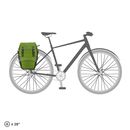 ORTLIEB Plus Bike-Packer Bike Side Panniers (QL2.1) 42L - Pair Lime-Moss Green