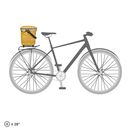 ORTLIEB City Up-Town Rack Bike Upper Rack Bag 17,5L Mustard