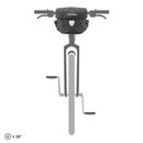 ORTLIEB High Visibility Ultimate Six Bike Handlebar Bag 7L Black Reflective ORTLIEB High Visibility Ultimate Six Bike Handlebar Bag 7L Black Reflective