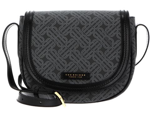 THE BRIDGE Anna Crossbody Bag Nero / Oro THE BRIDGE Anna Crossbody Bag Nero / Oro