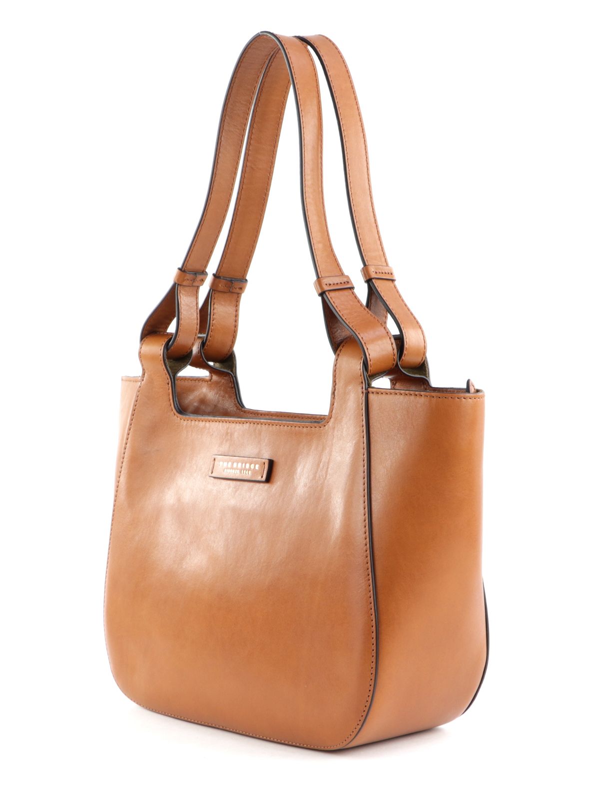 THE BRIDGE Lucia Shopper Cognac / Oro