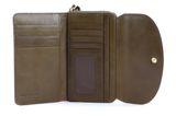 THE BRIDGE Camilla Ladie's Wallet Verde Oliva New / Oro THE BRIDGE Camilla Ladie's Wallet Verde Oliva New / Oro