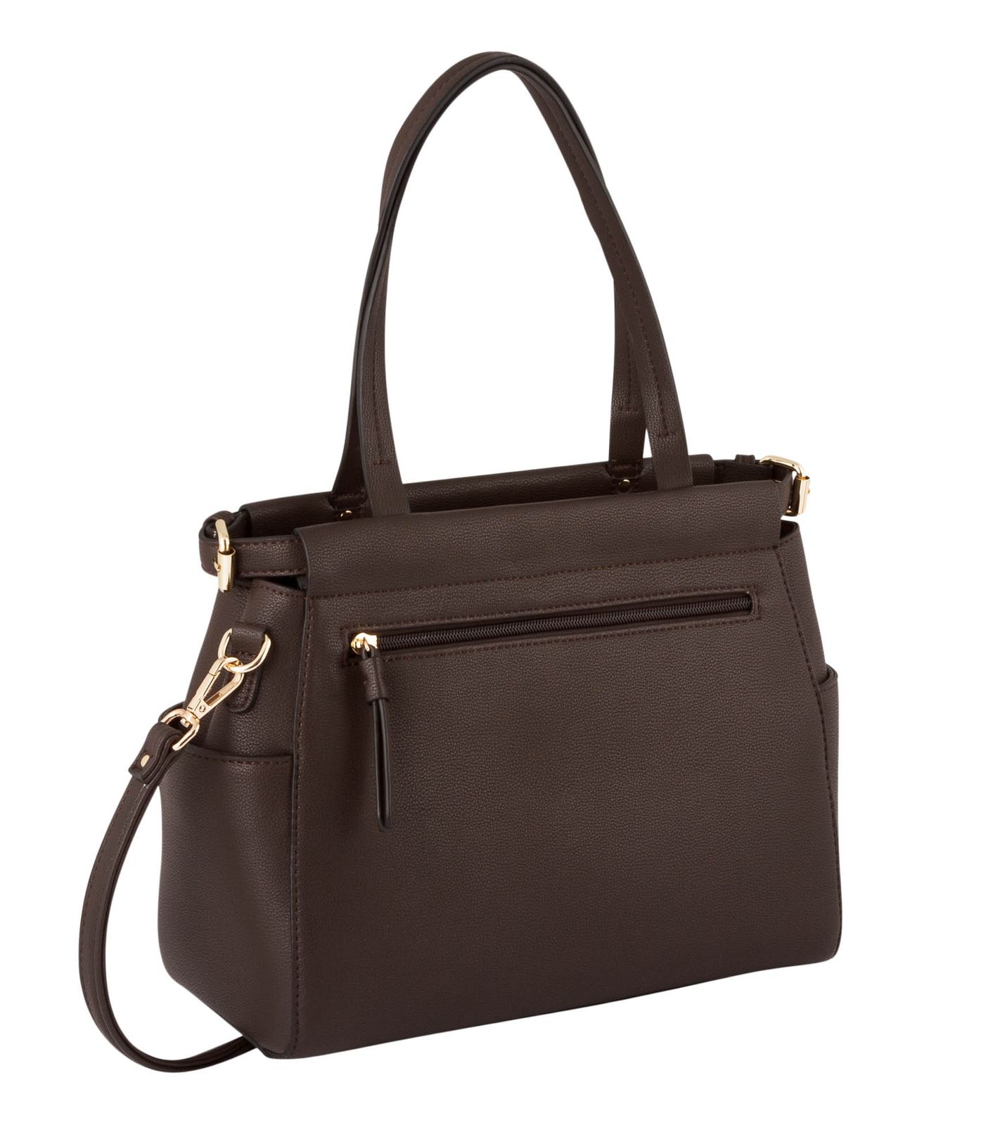 Gabor Lea Zip Shopper M Dark Brown