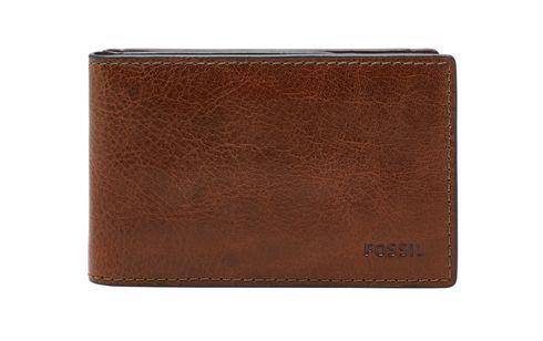 FOSSIL Andrew Magnetic Bifold Cognac