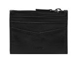 FOSSIL Andrew Magnetic Zip Card Case Black FOSSIL Andrew Magnetic Zip Card Case Black