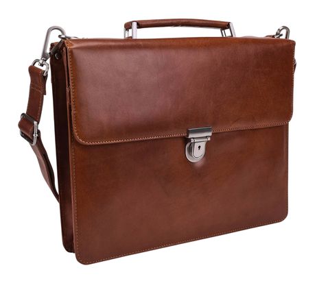 LEONHARD HEYDEN Cambridge Briefcase 1 Compartment Cognac