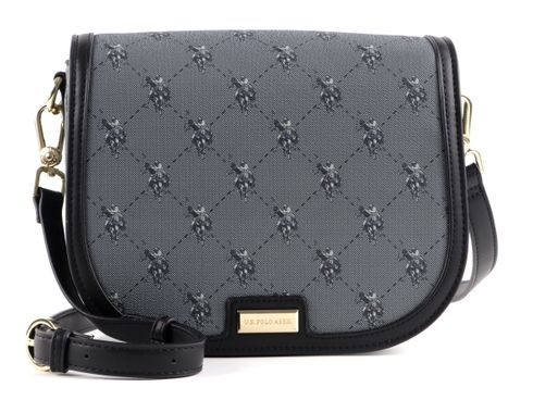 U.S. POLO ASSN. Hampton Flap Crossbody Black