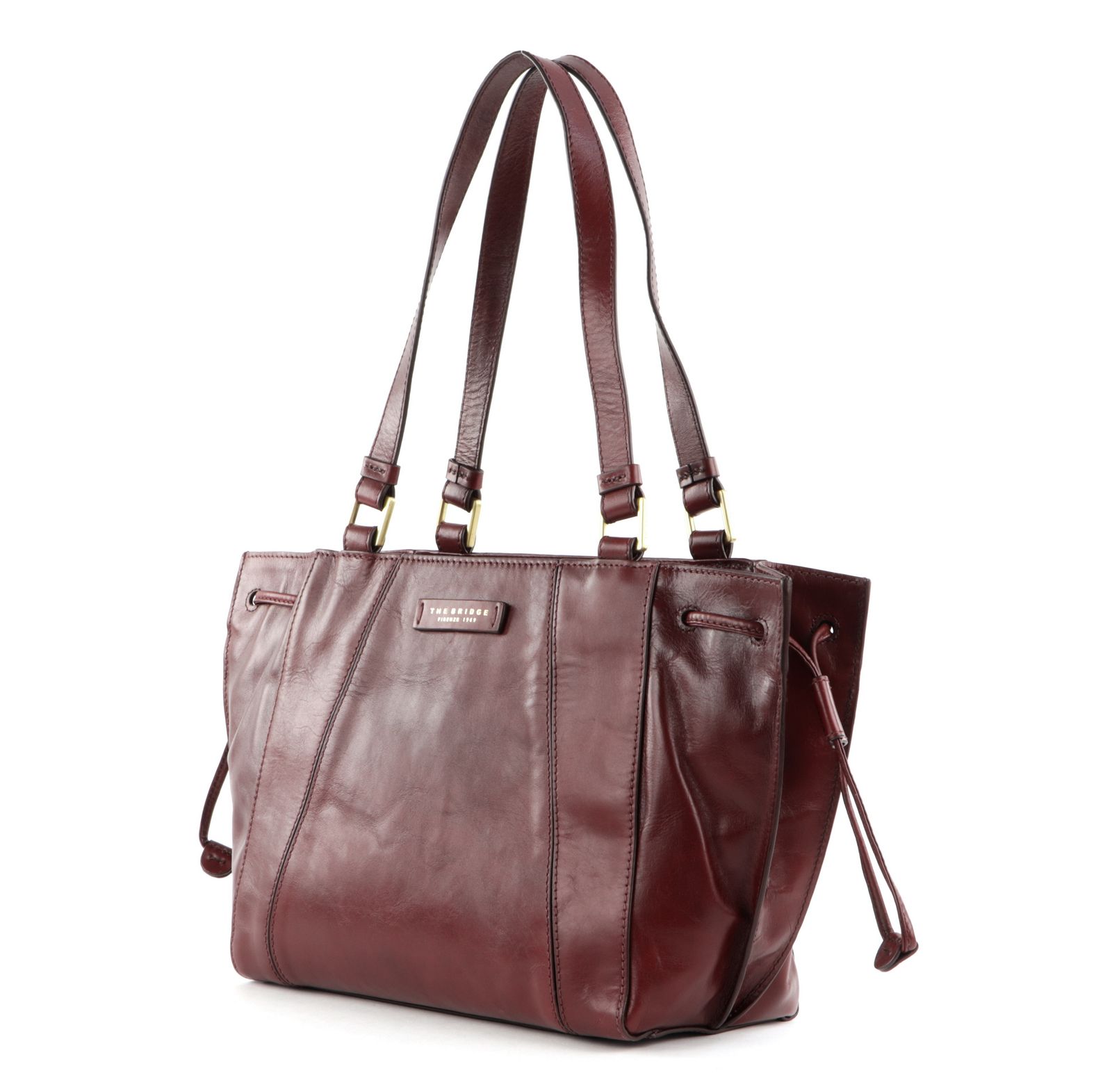 THE BRIDGE Camilla Shopper Chianti Bordeaux / Oro