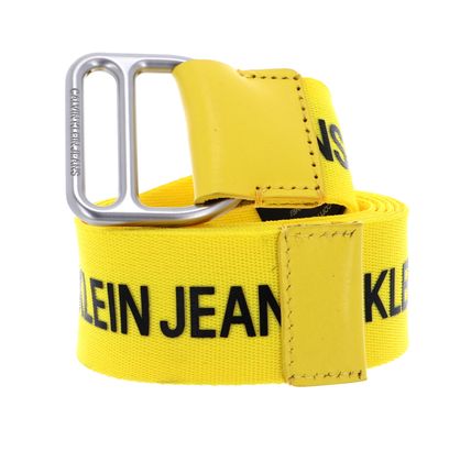 Calvin Klein Slider Webbing Belt W80 Bright Sunshine