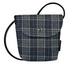 TOM TAILOR Ida Check Flap Bag S Denim Blue
