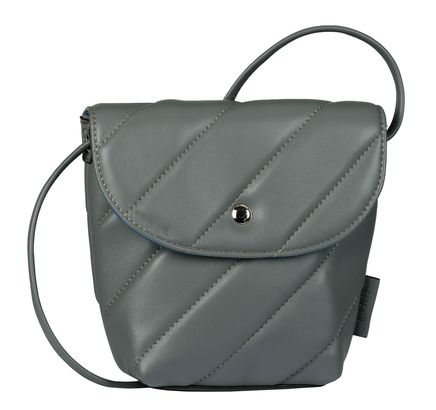 TOM TAILOR Ida Stitch Flap Bag S Grey