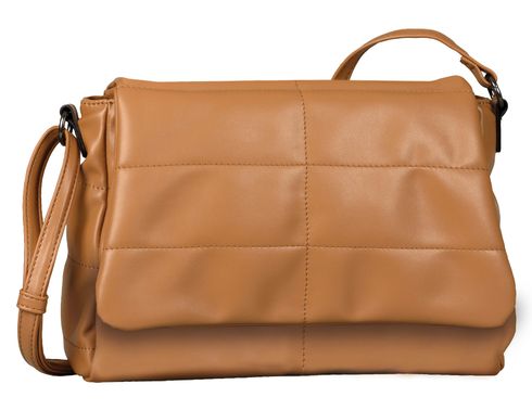 TOM TAILOR Sarina Flap Bag M Camel