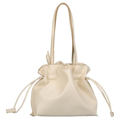 TOM TAILOR Seda Zip Shopper M Cream-White