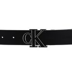Calvin Klein Mono Hardware Belt W90 Black / Bitter Brown - shortenable