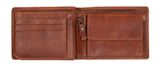 MUSTANG Udine Leather Wallet Side Opening Cognac